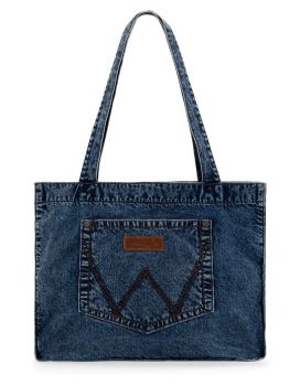 WG143-2006JN Wrangler Stitch Denim Tote Bag