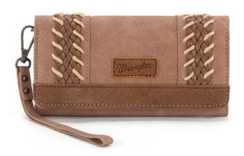 WG217-C018PK Wrangler Southwestern Print Wallet/Wristlet/Crossbody