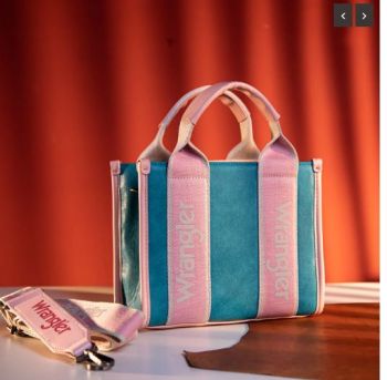 WG2202-292 TQ Wrangle Color Block Small Tote/Crossbody 