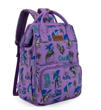WG2204-91102PP Wrangler Aztec Printed Callie Backpack/Diaper Bag