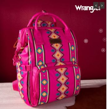 WG2204-9110 FU Wrangler Allover Aztec Printed Backpack