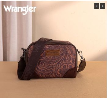 WG277-1833CF Wrangler Vintage Floral Printed Small Crossbody Bag 