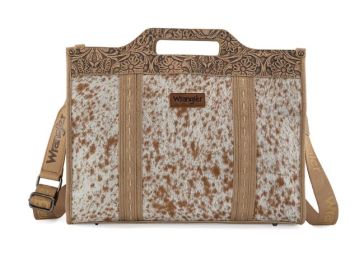 WG283-014TN Wrangler Genuine Cowhide Carry-All Cowhide Large Tote /Crossbody