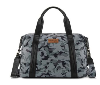 WG286-5110BK Wrangler Camo Print Collection Duffle Bag