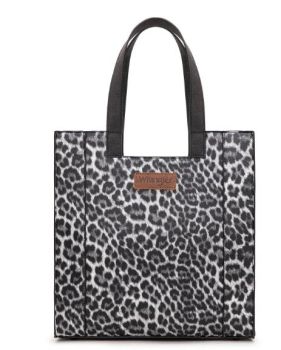 WG296-8900BK Wrangler Leopard Print Tote Bag
