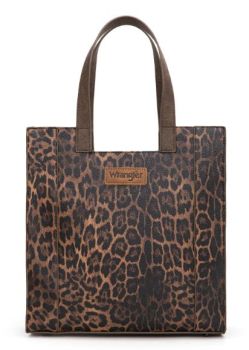 WG296-8900CF Wrangler Leopard Print Tote Bag