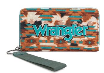 WG302-W006TQ Wrangler Aztec Print Wallet