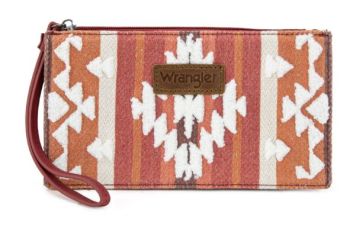 WG313-181BD Wrangler Sherpa Aztec Canvas Clutch