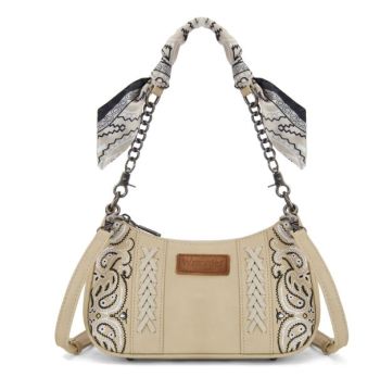 WG331-818 TN  Wrangler Bandana Paisley Print Shoulder Bag/ Crossbody