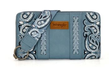 WG331-W115 JN Wrangler Bandana Paisley Print Wallet