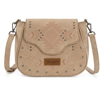 WG333-2003TN Wrangler Aztec Saddle Crossbody Bag