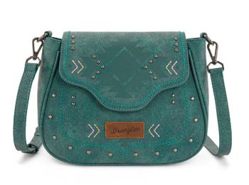 WG333-2003TQ Wrangler Aztec Saddle Crossbody Bag