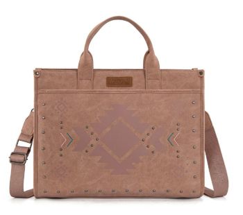 WG333-8119PK Wrangler Aztec Tote Bag