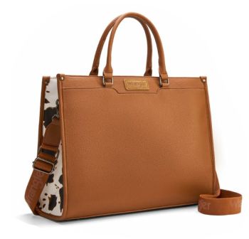 WG389-8119BR-COW Wrangler Carry-All Large Tote Work Tote /Crossbody