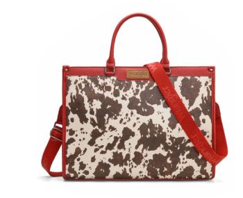 WG389-8119COW-RED Wrangler Carry-All Large Tote Work Tote /Crossbody