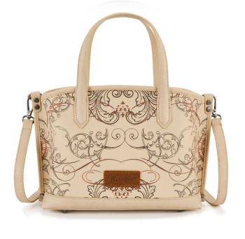 WG443-8015TN Wrangler Scroll Print Satchel Bag 