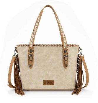 WG454-2002TN Wrangler Braided Tassel Tote Bag 