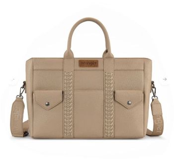 WG484-8119KH Wrangler Whipstitch Work Tote Bag/Crossbody