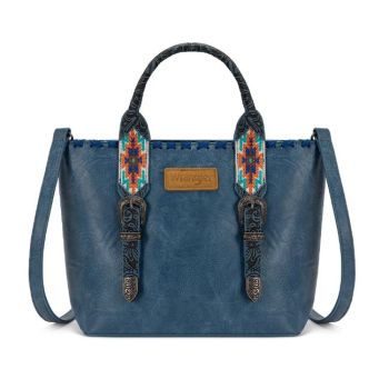 WG529-2002NY Wrangler Western Embroidery Tote Bag