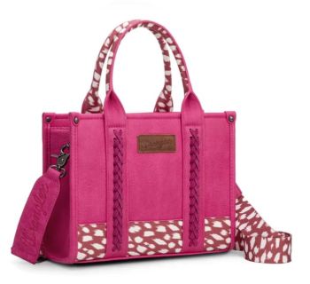 WG-HB-102-8120S DR -PK Wrangler Deer Print Concealed Carry Tote/Crossbody