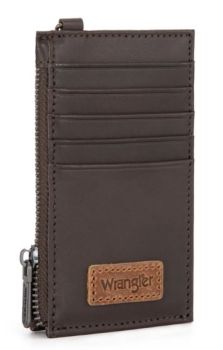 WGW-W1004CF Wrangler Genuine Leather RFID Card Case Wallet