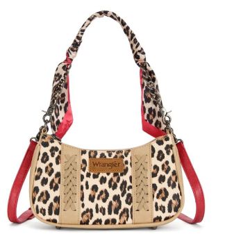 WG-HB-667-818-LP-TN Wrangler Leopard Print Crossbody Bag 