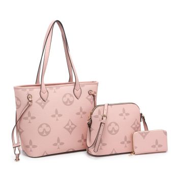 FB4611 PK DESIGNER FASHION 3PC BAG  SETS