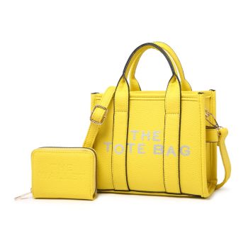 BC4937 YL DESIGNER TOTE BAG WITH WALLET