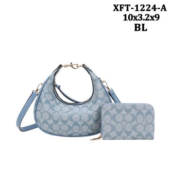 XFT-1224A BL DESIGNER CROSSBODY BAG WITH WALLET