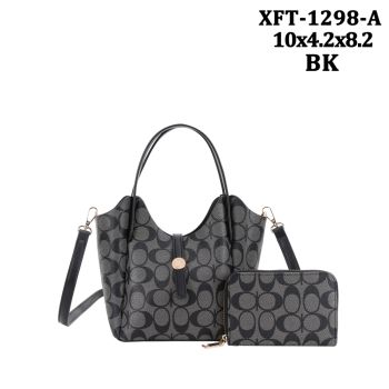 XFT-1298ABK DESIGNER CROSS BODY BAG WITH WALLET