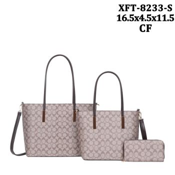 XFT-8233SCF DESIGNER MONO GLAM 3PC SETS WITH WALLET