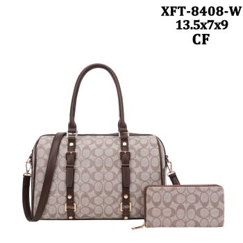 XFT-8408WCF SHACHA MONO GLAM BAG WITH WALLET
