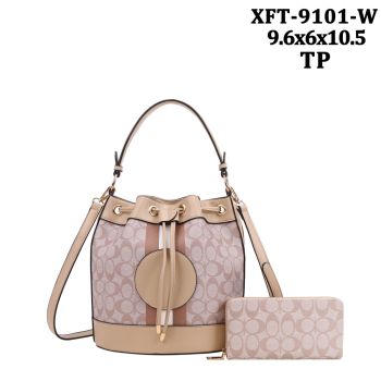 XFT-9116ATP DESIGNER DRAWSTERING BAG WITH WALLET