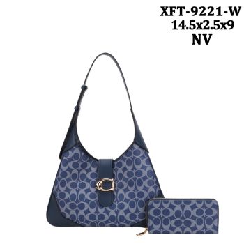 XFT-1222ANV DESIGNER HOBO BAG WITH WALLET