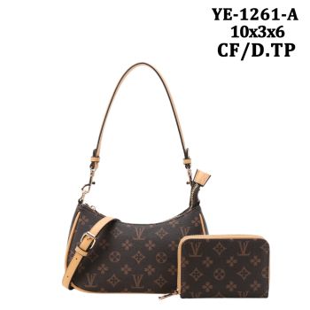 YE-1261ACF DESIGNER CROSS BODY BAG WITH WALLET