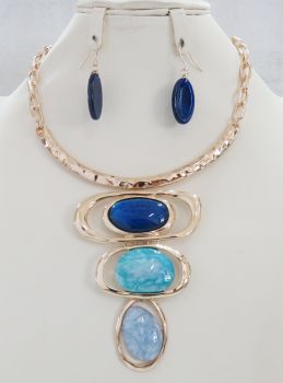 YNE5276BL NECKLACE SET