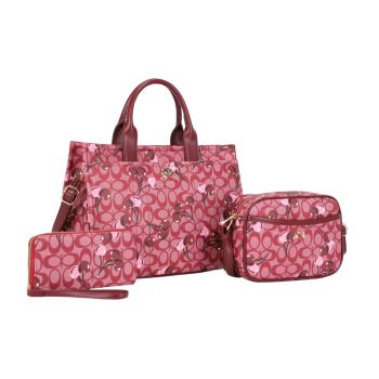 ZS-31799A BD/BD CHERRY MONOGLAM 3PC SET