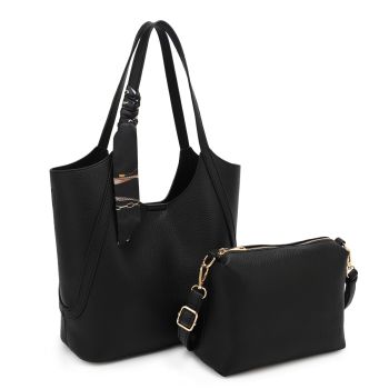 ZUS-31289SET BK DESIGNER BAG