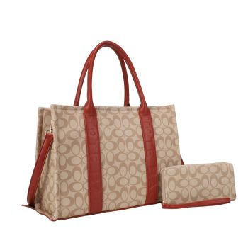 ZW-31563 BR/TP MONOGLAM 2PC SETS