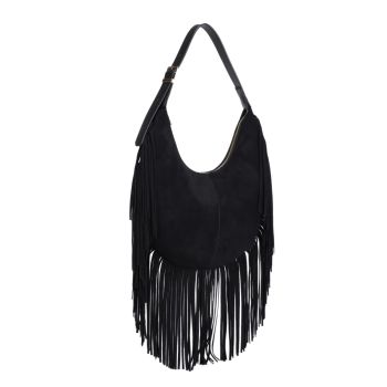 ZZW-31831BK HOBO FRINGE BAG