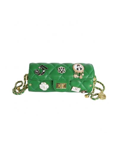 EWB075 GN DESIGNER CHARM CROSS BODY BAG