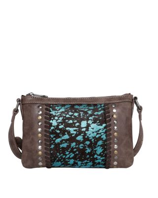 TR117-181 CF Trinity Ranch Hair-On Leather Collection Small Crossbody