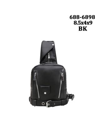 688-6898 BK JACKET SLING BAG