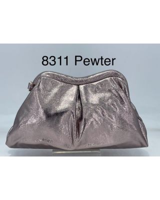 8311 PW  METALIC CLUCH BAG