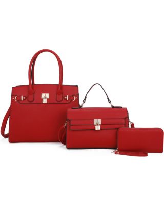 LF21055-T3 RD WITH WALLET 3PC SETS