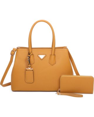SZ2326-T2 YL HANDBAG WITH WALLET SET