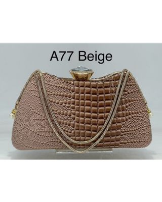 A77 BG CROCO EVENNING BAG