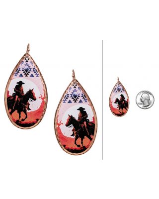 AE6666-COMT WESTERN STAMPING EARRING