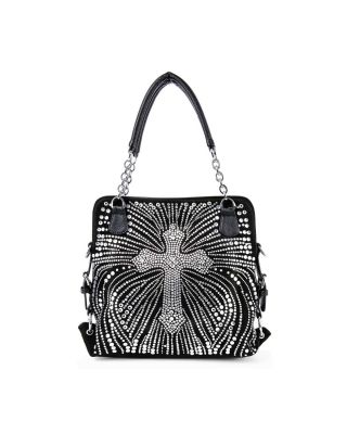 BHD-6118 BK BLING DESIGNER BAG