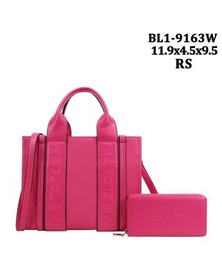 BL1-9163W RS TOTE BAG WITH WALLET